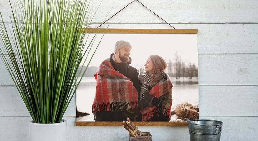 Deluxe Canvas Photo Scroll