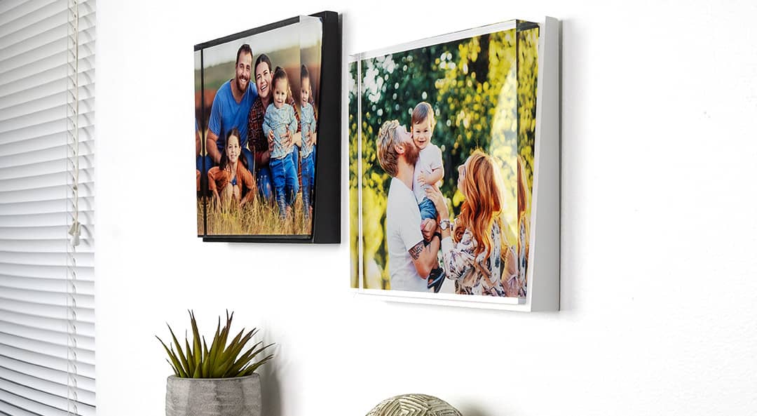 Acrylic Block with Frame