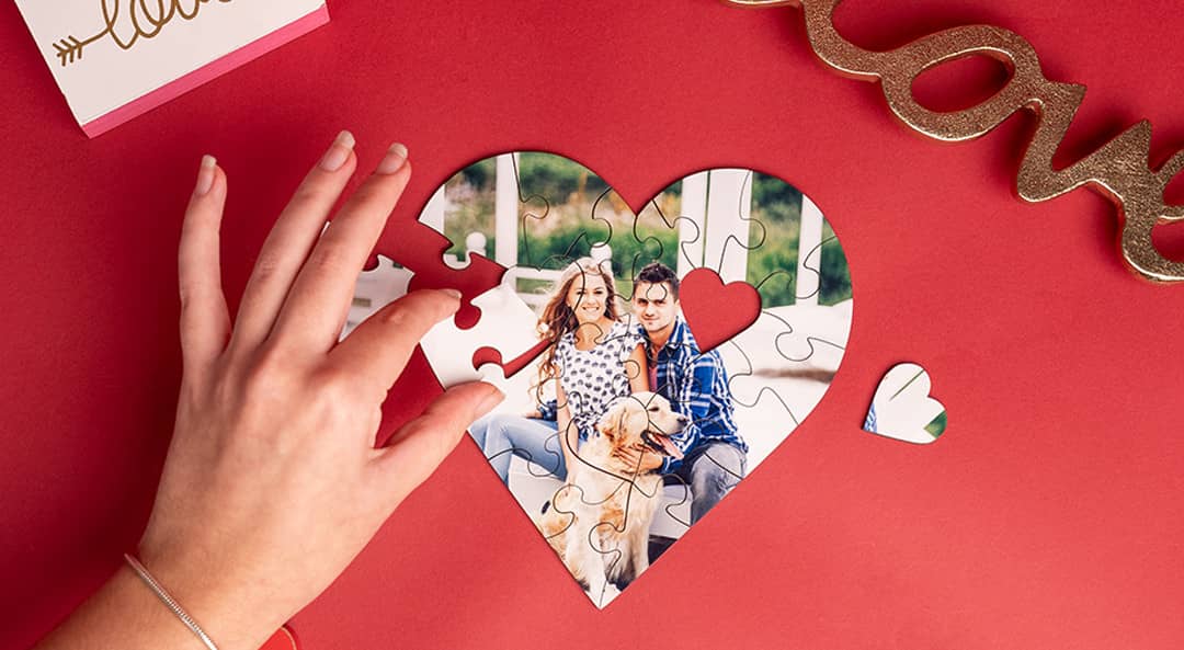 Photo Puzzle Heart