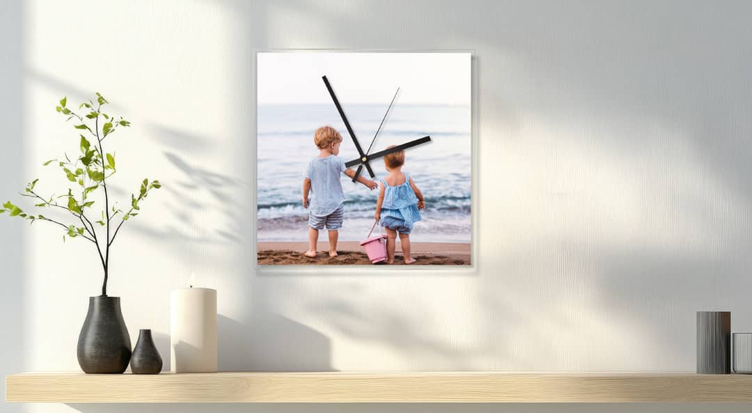 Acrylic Photo Wall Clock